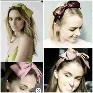 Satin  bow headband